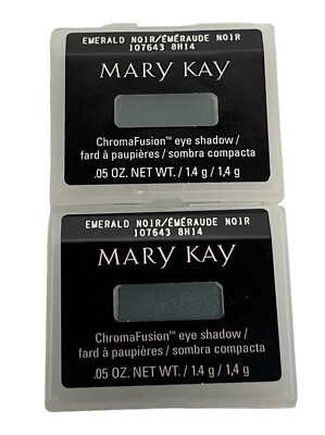 Mary Kay Chromafusion Eye Shadow Emerald Noir 107643 -LOT OF 2- FREE SHIPPING