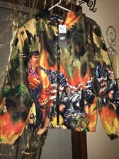Justice League Army Jacket Small NWT Free Shipping