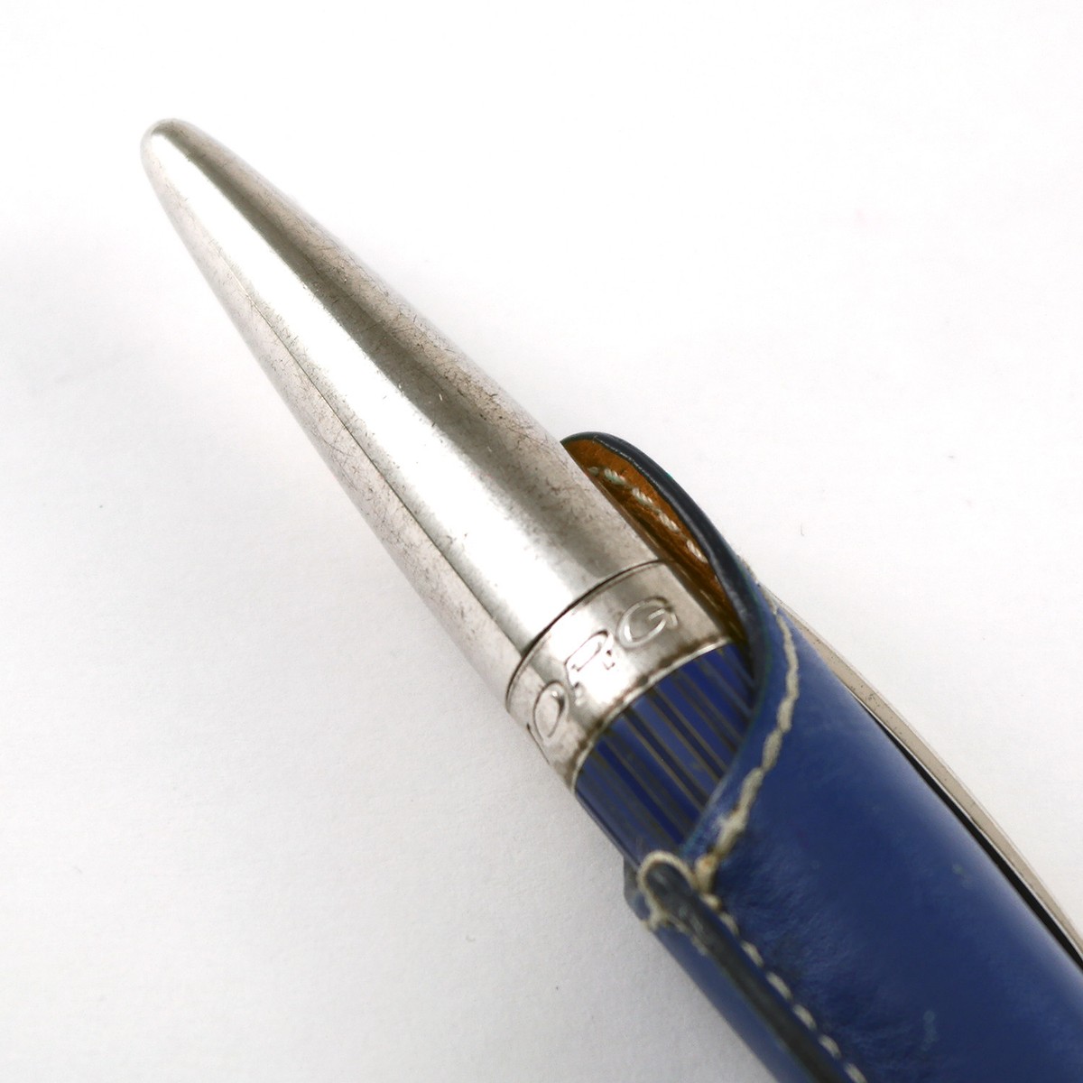 Jorg Hysek Palladium Blue Rollerball Pen with Pen Case | eBay
