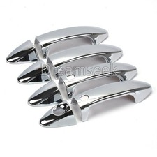 FOR FORD ECOSPORT FIESTA 2013-2022 CHROME DOOR HANDLE COVER TRIM W SMART KEYHOLE