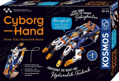 620844 Cyborg-Hand - hydraulisch gesteuerte XXL-Roboter-Hand größenverstellba...