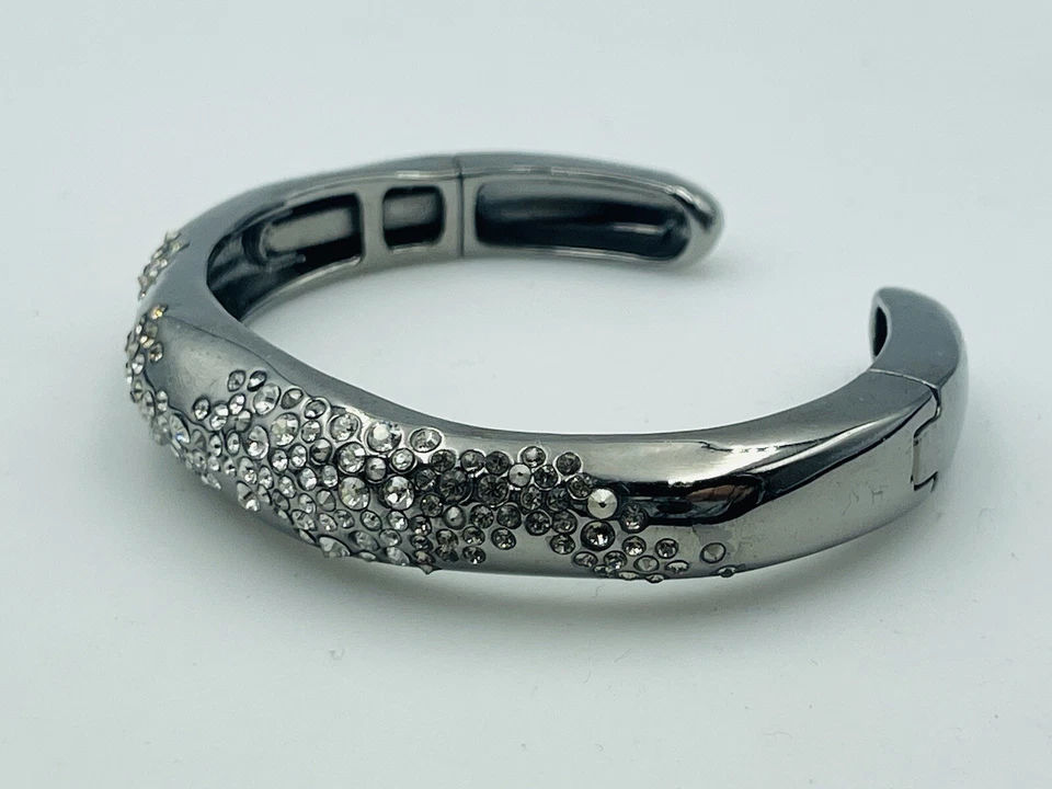 Alexis Bittar Black Rhodium Plated Rhinestone Bracelet - Image 3 of 4