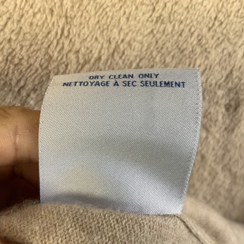 Williams Sonoma Home 100% Cashmere Open Front Sweater Sz S Cardigan Robe No Belt - Picture 9 of 10