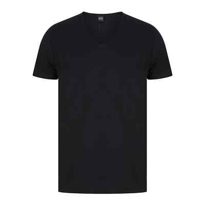 REPLAY RAW CUT V-NECK COTTON T-SHIRT