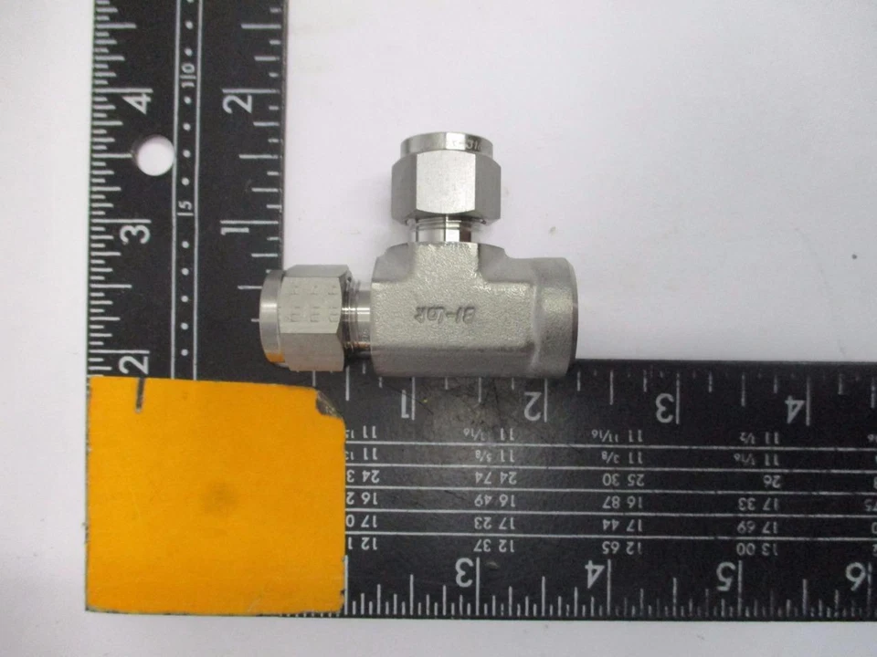 Bi-Lok 771LFSS3/8X1/4 Female Run Tee 3/8" OD 1/4"FNPT - Image 4 of 4