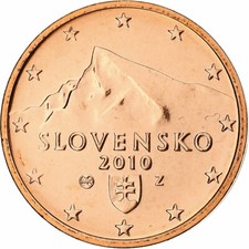 [#1270650] Slovakia, 2 Euro Cent, 2010, Kremnica, BU, MS, Copper Plated Steel, K
