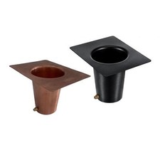 Efficient Rain Chain Gutter Attachment for Downspout Outlet Water Diversion