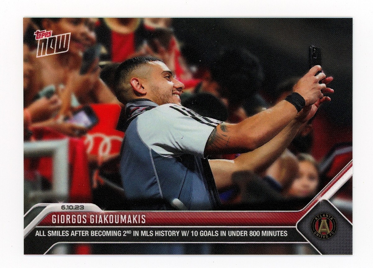 2023 Topps Now MLS Giorgos Giakoumakis Card Atlanta United Greece