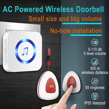 N95S Elderly Caregiver Pager,LIKEPAI Intercoms wireless sos call button for home