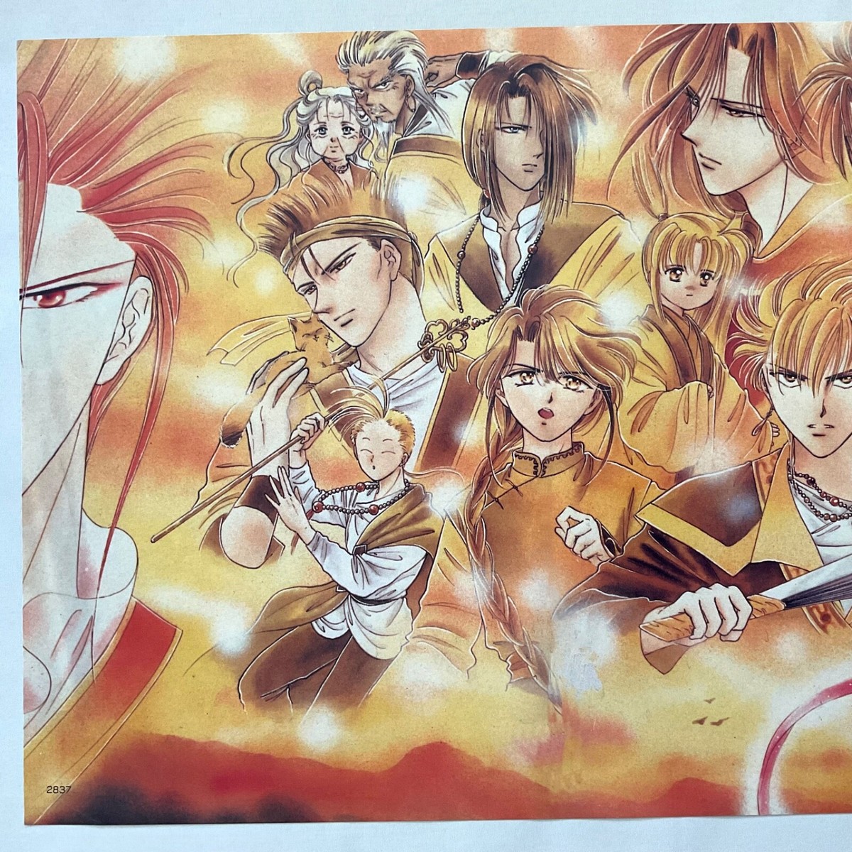 Fushigi Yuugi: The Mysterious Play Suzaku Poster Rare Anime Miaka