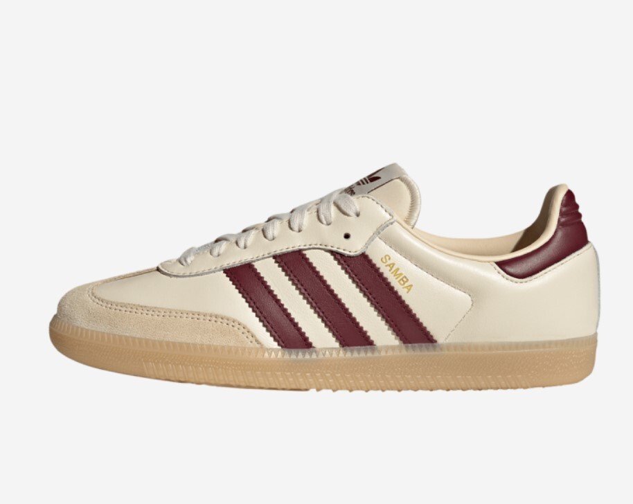 adidas gazelle silver green womens Adidas Samba OG (SHARED/MAROON/GUM3) – CNCPTS main image 1