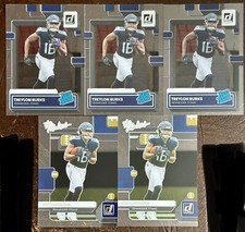 Treylon Burks 2022 Clearly Donruss Rated Rookies + The Rookies 🔥 Commanders
