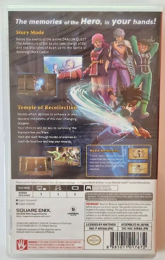 Infinity Strash: Dragon Quest The Adventure of Dai (English) Switch New Game - Image 3 of 4