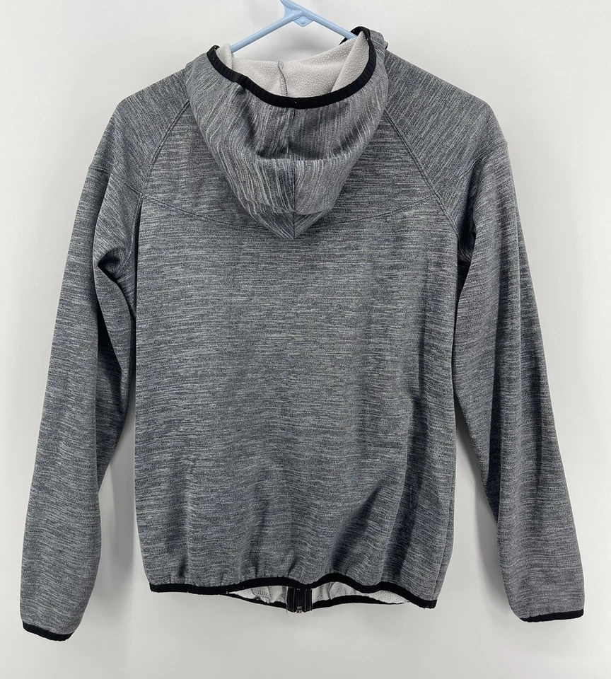 RBX Performance Zip Up Hoodie Jacket Womens Size Medium Gray Black Fast Shipping - Image 4 of 4