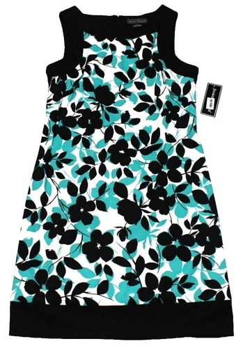 jessica howard missy cocktail dress Jessica Howard Missy Cocktail Dress/White And Purple Florals/Knee Length/Size 16