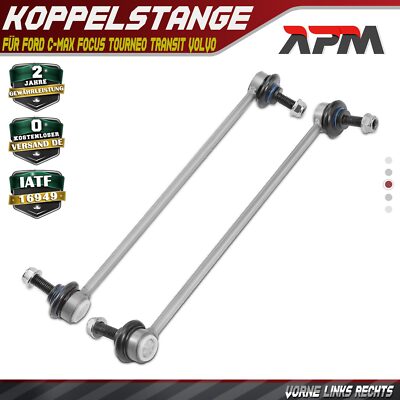 Lot De 2 Barres Stabilisatrices AV Pour Ford Focus, C-Max, Volvo C30... - Références OEM Incluses