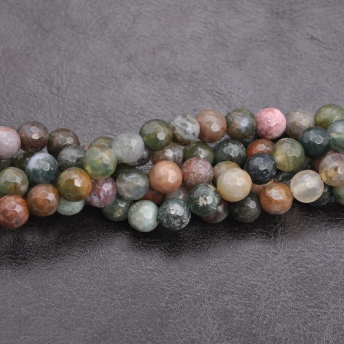 Wholesale Natural Gemstone FACETED Round Spacer Loose Beads 4MM 6MM 8MM 10MM - Picture 63 of 135
