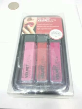 BYS Velvet Lips Liquid Lipstick Set - 3 Shade  in Travel Kit new w tin gift