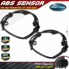 2x ABS Wheel Speed Sensor for Ram ProMaster City 2015-2020 Rear Left & Right RH