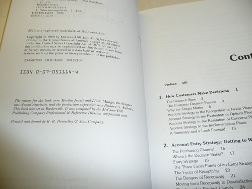 Major Account Sales Strategy byNeil Rackham vintage 1989 hardcover - Picture 2 of 3