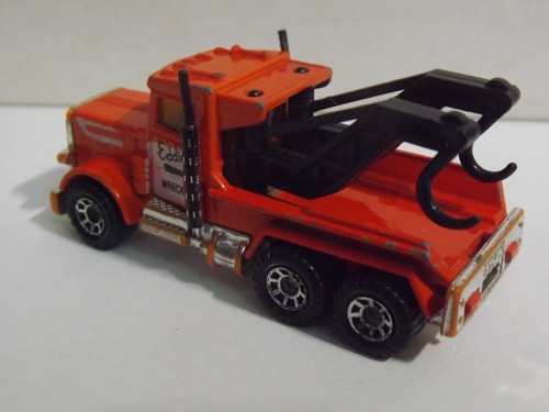 Matchbox Peterbilt Tow Truck "Eddie's Wrecker" Made In England By Lesney - Picture 6 of 8