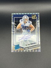 2023 Donruss Clearly Luke Schoonmaker Mosaic Case Hit SSP Auto Dallas Cowboys