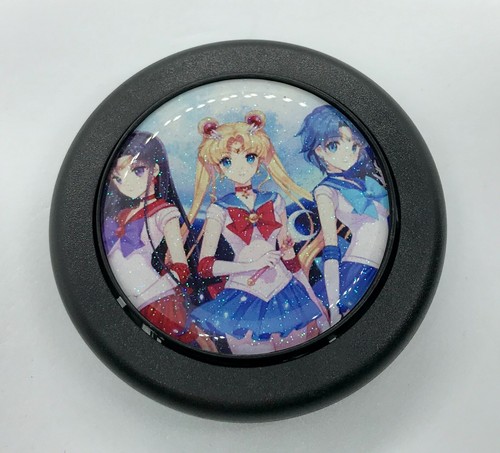 Anime Horn Button For Steering Wheel Nardi - Vertex - NRG - GRIP ROYAL - Picture 2 of 5