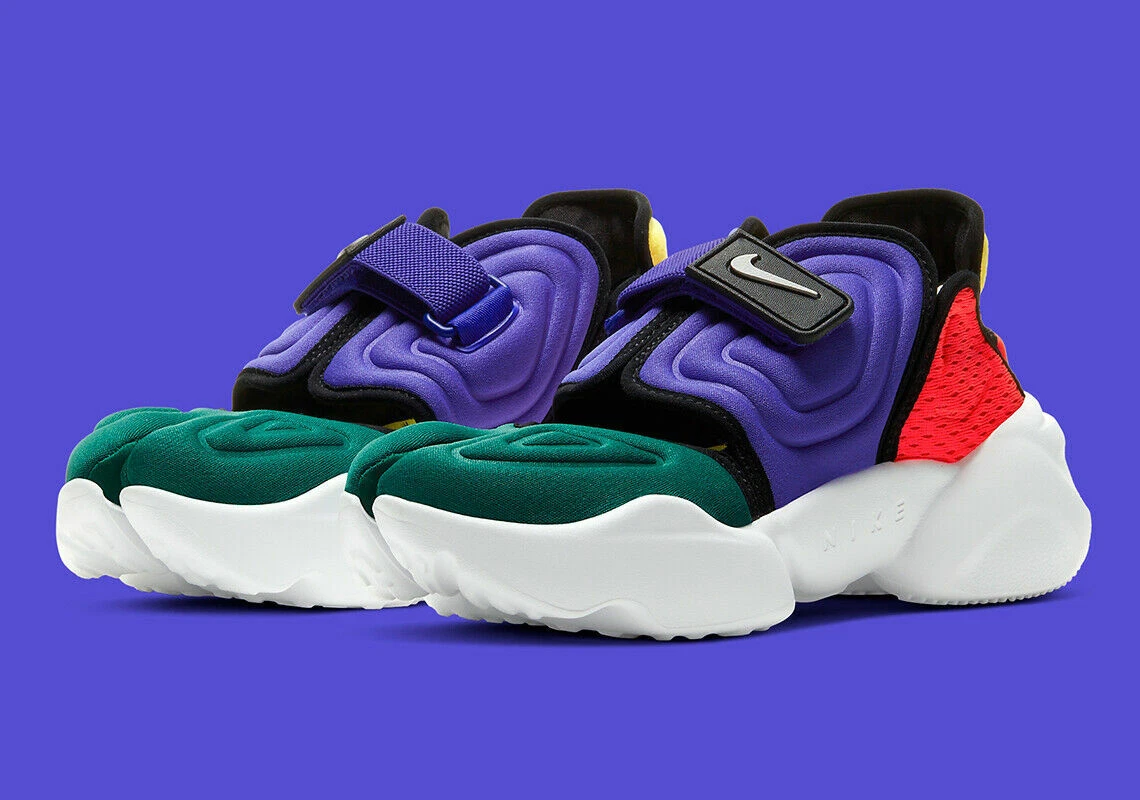 Nike Aqua Rift Indigo Burst Green Purple Women s Pool Shoes BQ4797