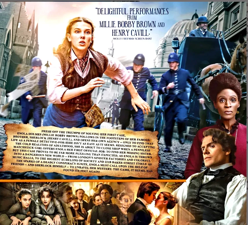 Enola Holmes (2020 - 2022) DVD Season 1&2 | Mystery Adventure Crime Family Movie - Image 4 of 4