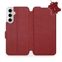 HandyhüLle FüR Galaxy A16 5G Mobiwear Case Cover SchutzhüLle Etui Dunkelrot