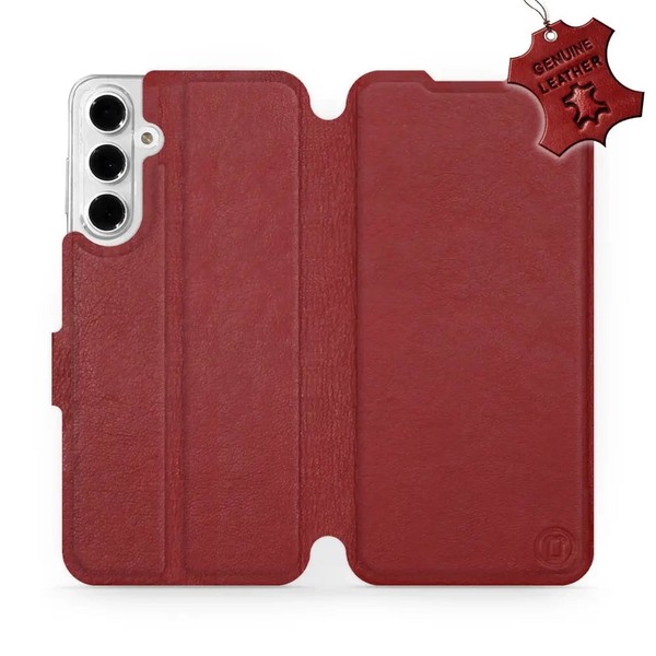 HandyhüLle FüR Galaxy A16 5G Mobiwear Case Cover SchutzhüLle Etui Dunkelrot-image
