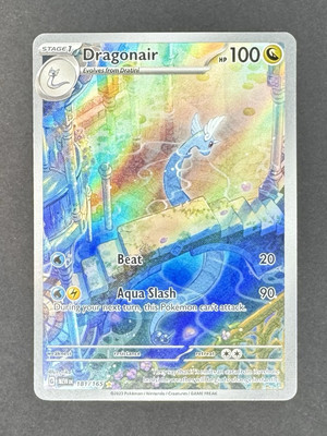 Dragonair 181/165 Scarlet & Violet 151 Illustration Rare Pokemon