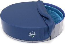 48" Dog Pool Cover round Upgrade 420D Thickened Blue Portable Dog Pet Pool Cov