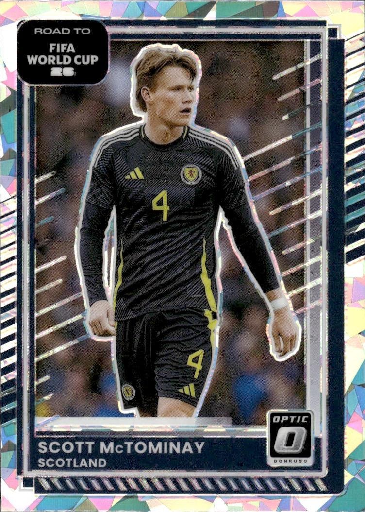 2025-26 Donruss Road to FIFA World Cup #132 Scott McTominay Optic Ice
