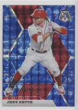 2021 Panini Mosaic Blue Camo Mosaic Prizm Joey Votto #48 1hs9
