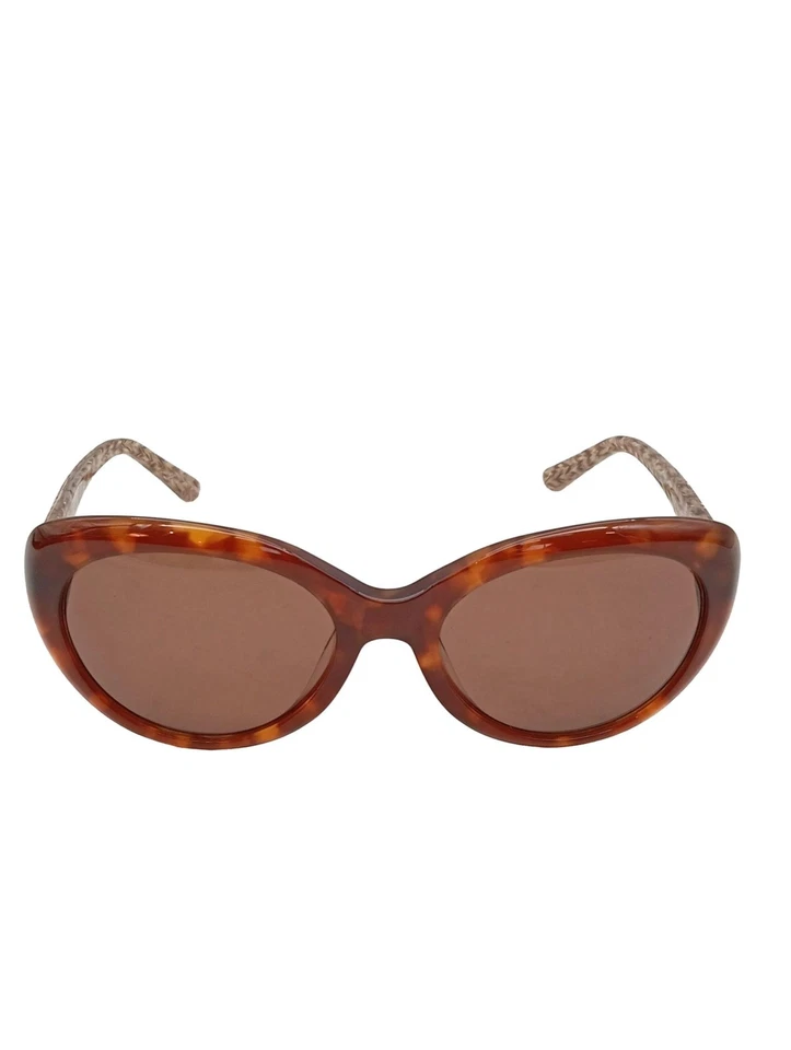 MISSONI Lunettes retro Dames Lunettes de soleil brun style décontracté - Photo 1/4