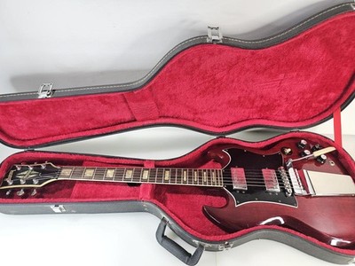 Burny SG-Type Electric Guitar Red Japan (AM1098628)