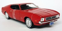 Motormax 1/24 - 1971 Ford Mustang Sportsroof Red Diecast Model Car