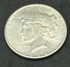 1928 S $1 PEACE SILVER ONE DOLLAR