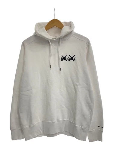Felpa con cappuccio Sacai Sakai 3 cotone bianco 21 0283S usata