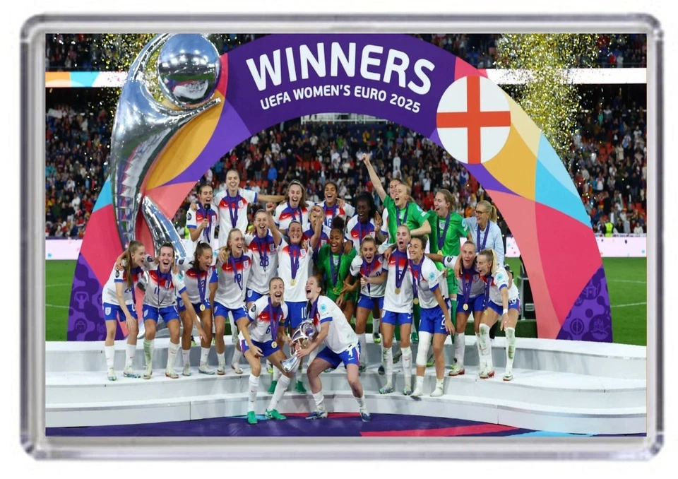 England Lionesses Women's Euro 2025 winners Magnet 01