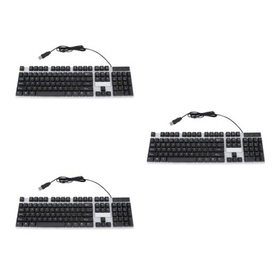  3 Count Tastatur Gaming Mechanisch Game Bürotastatur Computerzubehör