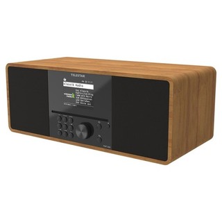 TELESTAR TOP 300 stereo in legno DAB radio internet FM con lettore CD radio digitale