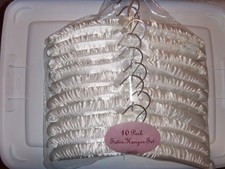 Satin Clothes Hangers - 10 pack