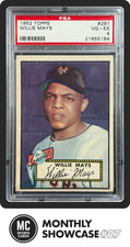 WILLIE MAYS PSA 4 1952 TOPPS BASEBALL #261 GIANTS VG-EX VINTAGE