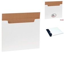 BOX USA Mailer Boxes Medium 20"L x 16"W x 1/4"H 20-Pack Corrugated Cardboard