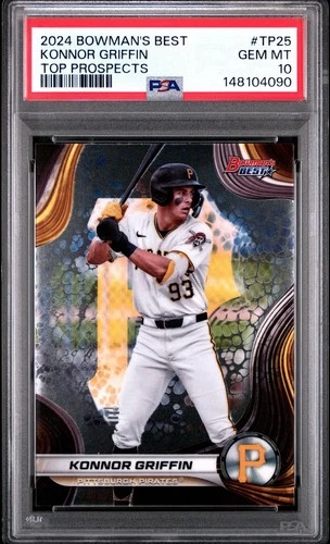 2024 Bowman'S Best Top Prospects #TP25 Konnor Griffin *PSA 10*
