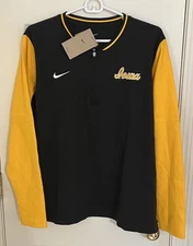 Iowa Hawkeyes Basketball Nike 1/4 Zip Pullover Team Issue Script Logo WOMENS XL