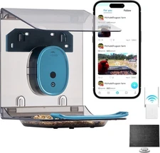 Smart Bird Feeder with Camera Solar Powered 2K HD Video Live Stream AI Identify