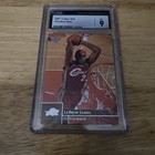 2009-10 Upper Deck LeBron James #28 CSG 9 Mint Cleveland Cavaliers Dunking